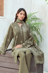 Lakhany Printed Pashmina Unstitched 3 Piece Suit,D-20