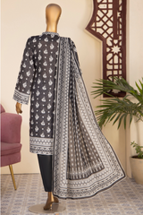Safina digital printed lawn d-04