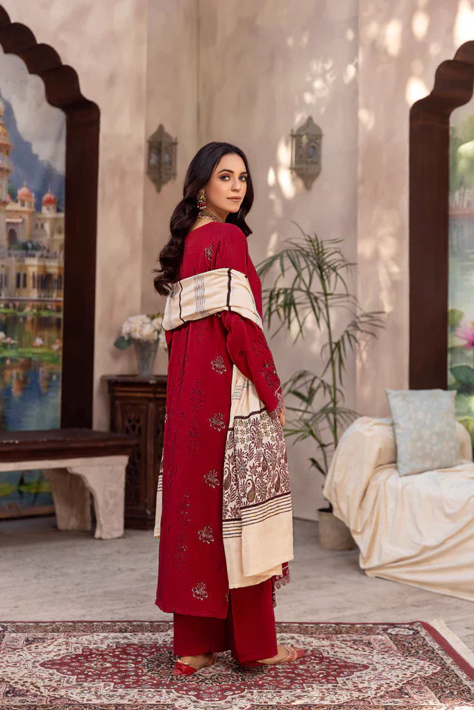 IBTIDA - 3 PC UNSTITCHED abisha