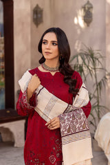 IBTIDA - 3 PC UNSTITCHED abisha
