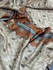 Bin Saeed Printed Lawn Unstitched 3 Piece Suit - D-81
