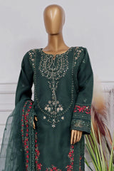 Mahpara by Sada Bahar Stitched 3 Piece Festive Formals Vol-15 Collection-AG-30-Green