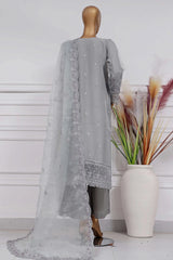 Mahpara by Sada Bahar Stitched 3 Piece Festive Formals Vol-15 Collection-B-29-Grey