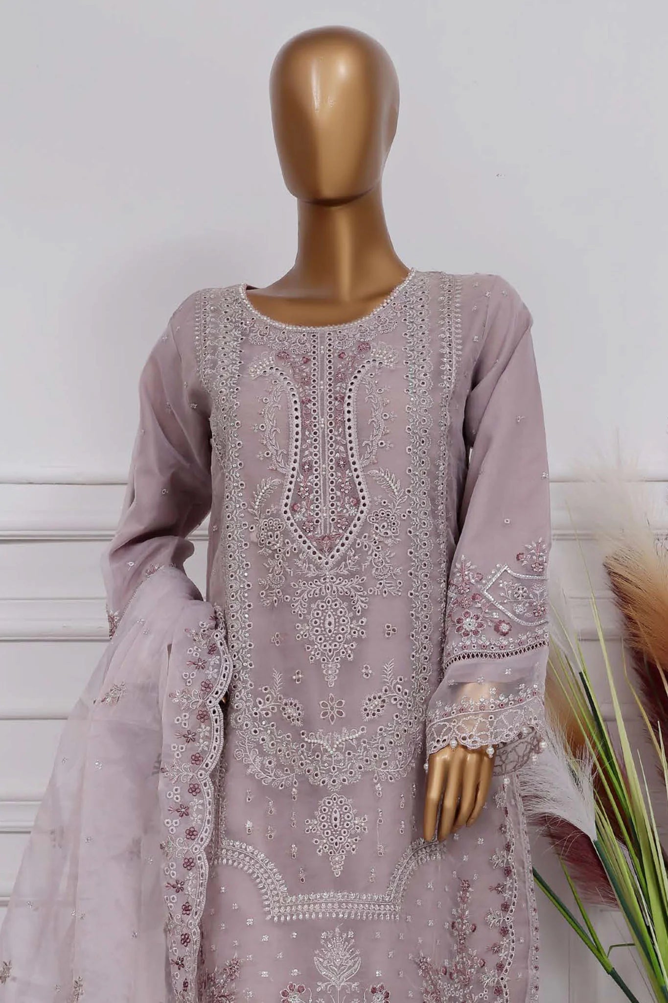 Mahpara by Sada Bahar Stitched 3 Piece Festive Formals Vol-15 Collection-B-29-Lilac