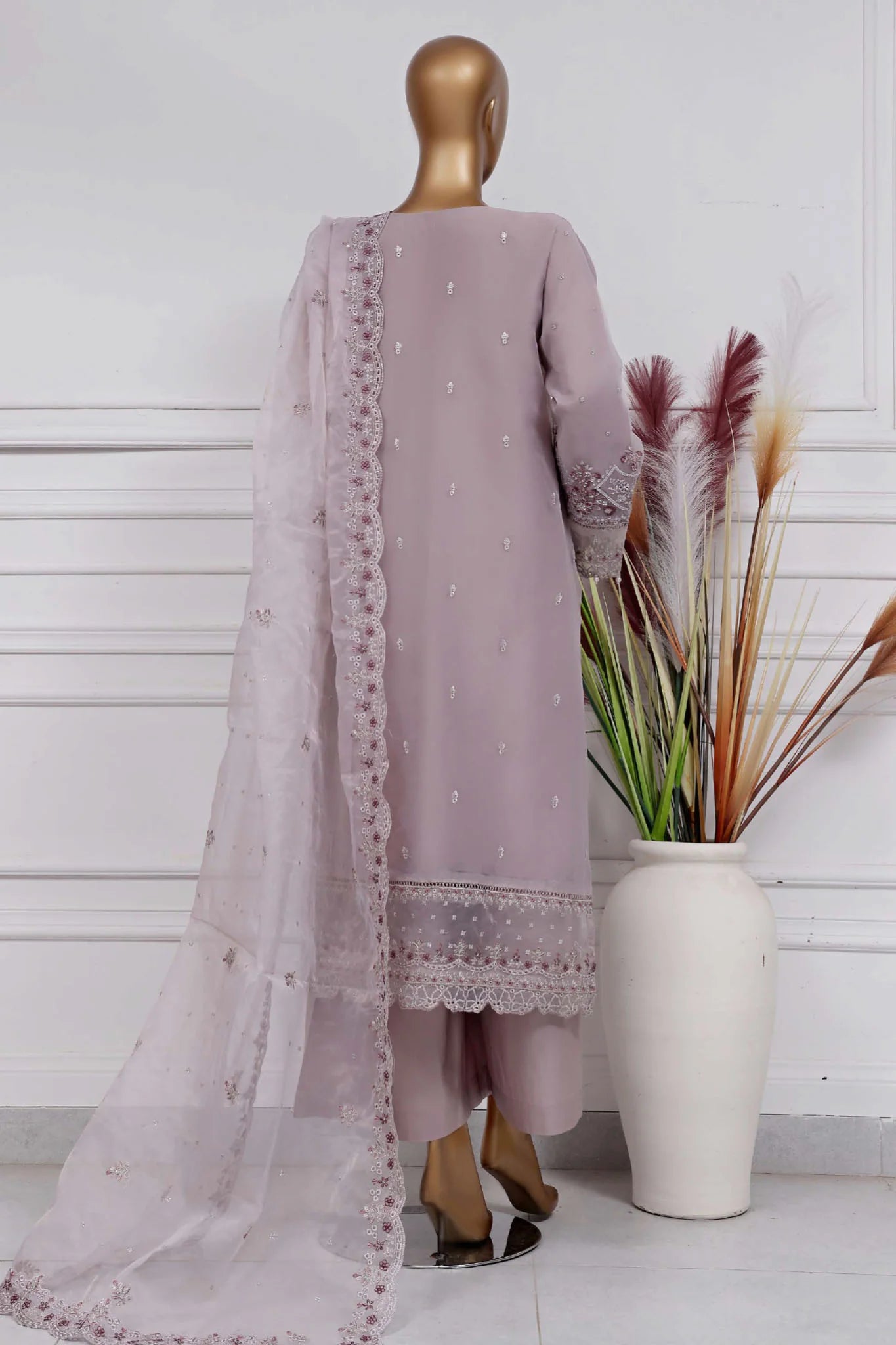Mahpara by Sada Bahar Stitched 3 Piece Festive Formals Vol-15 Collection-B-29-Lilac