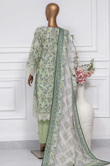 Raya By Sada Bahar Stitched 3 Piece Festive Emb Lawn Collection-AS-1014-Pista