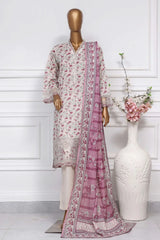 Raya By Sada Bahar Stitched 3 Piece Festive Emb Lawn Collection-AS-1020-Skin