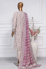 Raya By Sada Bahar Stitched 3 Piece Festive Emb Lawn Collection-AS-1020-Skin