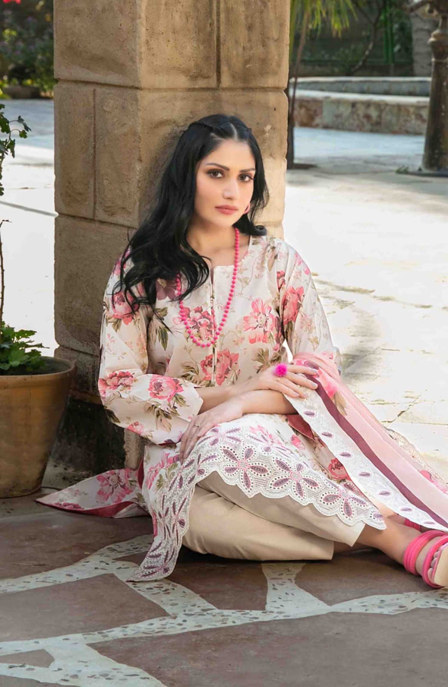 Suleika by Tawakkal Fabrics Lawn Summer Collection 2025 D-1241