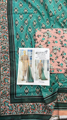 Safina 3pcs unstitched Slub khaddar/cotton 005-A