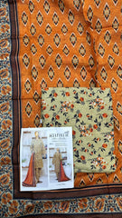 Safina 3pcs unstitched khaddar/cotton 005-C
