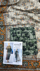 Safina 3pcs unstitched Slub khaddar/cotton 003-A