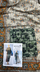 Safina 3pcs unstitched Slub khaddar/cotton 003-A