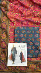 Safina 3pcs unstitched Slub khaddar/cotton 020-B