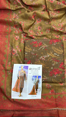 Safina 3pcs unstitched Slub khaddar/cotton 018-A