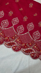 Bin Saeed Embroiderd Lawn Unstitched 3 Piece - AS - 2529 - Mustard - Summer Collection