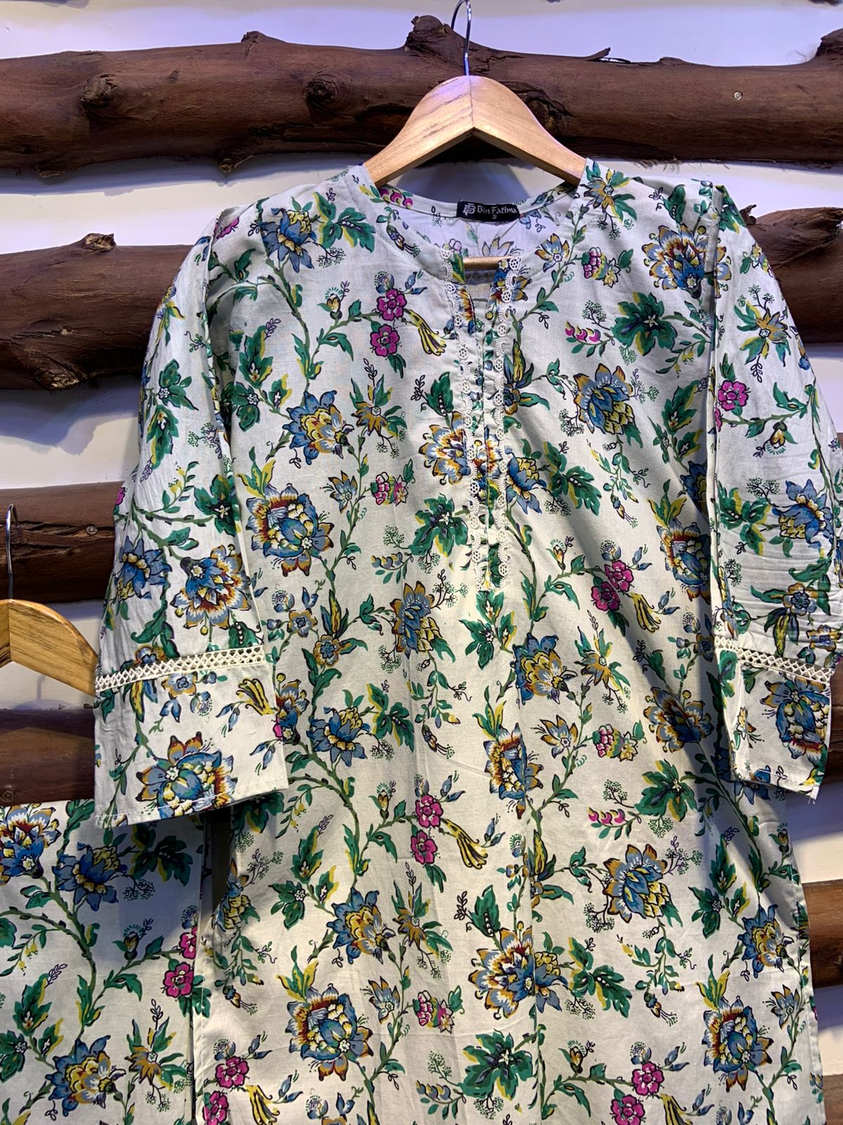 2-Piece Printed Cord Set – Stylish Casual Wear | D-21
