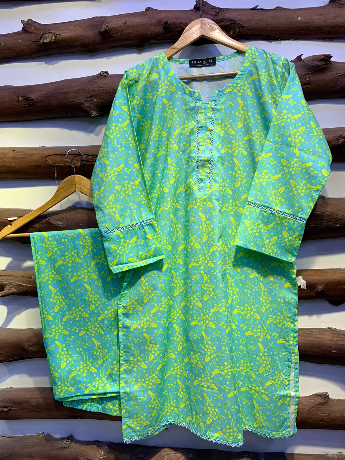 2-Piece Printed Cord Set – Stylish Casual Wear | D-15