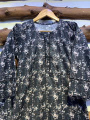 2-Piece Printed Cord Set – Stylish Casual Wear | D-06