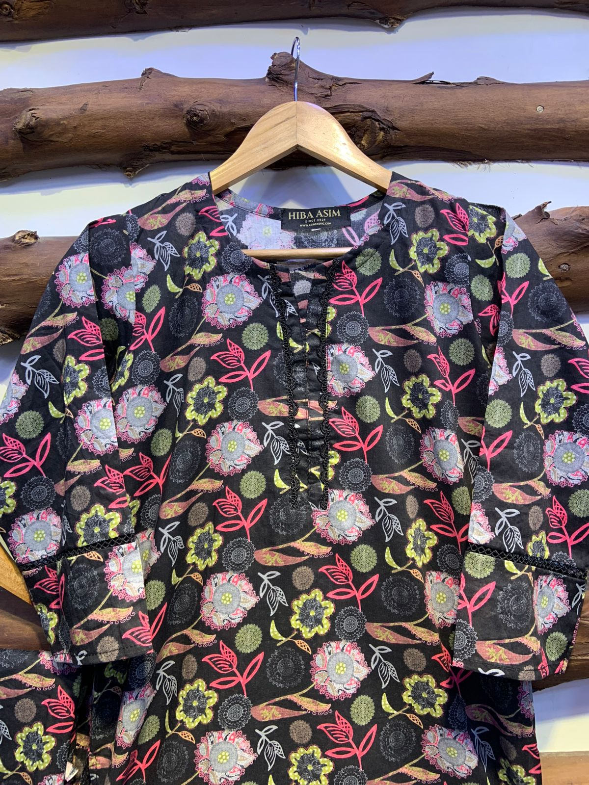 2-Piece Printed Cord Set – Stylish Casual Wear | D-03