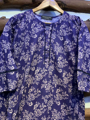 2-Piece Printed Cord Set – Stylish Casual Wear | D-02