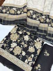 Bin Saeed Printed Lawn Unstitched 3 Piece - AS - 2592 -  - Summer Collection