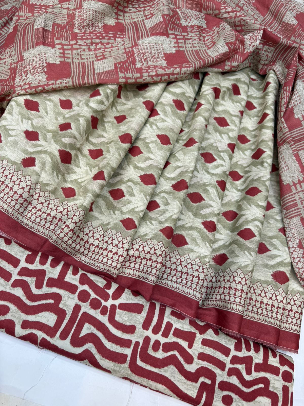 Bin Saeed Printed Lawn Unstitched 3 Piece - AS - 2583 -  - Summer Collection