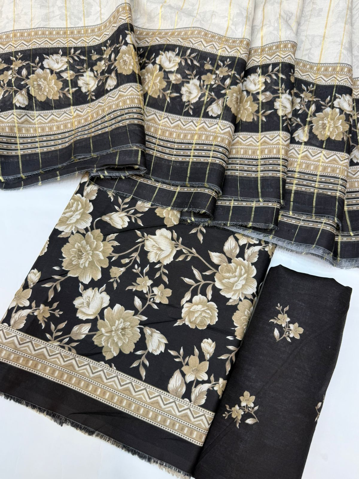 Bin Saeed Printed Lawn Unstitched 3 Piece - AS - 2592 -  - Summer Collection