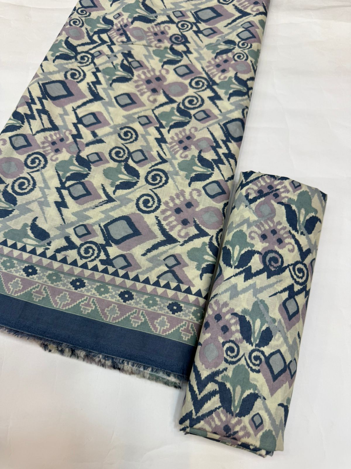 Bin Saeed Printed Lawn Unstitched 3 Piece - AS - 2587 -  - Summer Collection