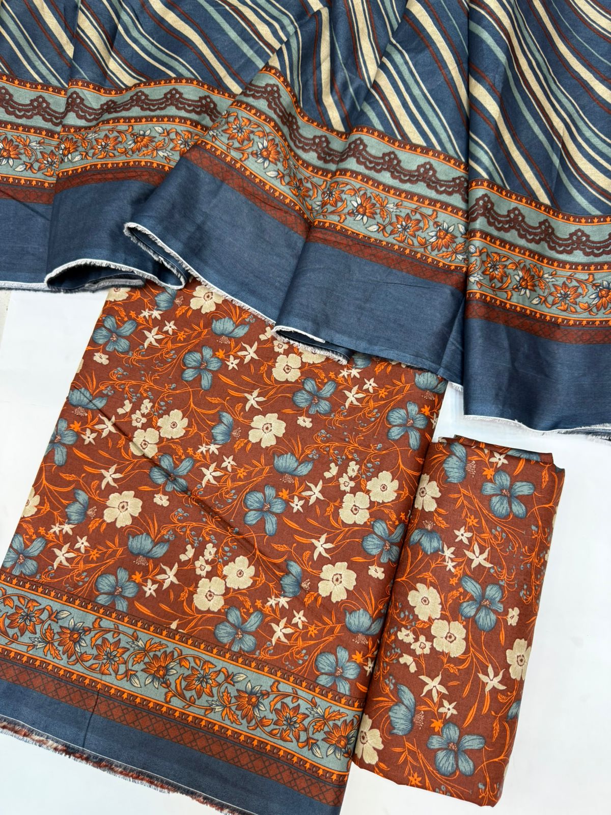 Bin Saeed Printed Lawn Unstitched 3 Piece - AS - 2591 -  - Summer Collection