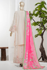 Bin Saeed Stitched 3 Piece Luxury Jacquard Vol-01 Suit-JAQ-2929-SKIN