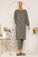 2 Piece Unstitched -Khaddar Separates Printed Suit - KSP-21B HZ