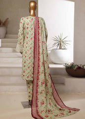 Bin Saeed Stitched 3 Piece Open Front Cutwork Kari Collection'2025-SM-2113-green