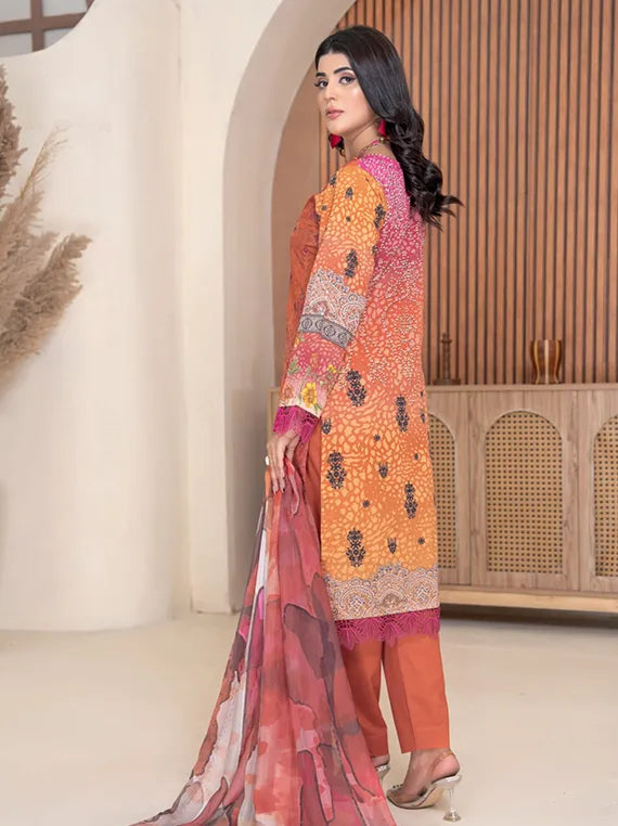 Nihaal Embroidered Lawn Collection 2025 by Riaz Arts (D-01)