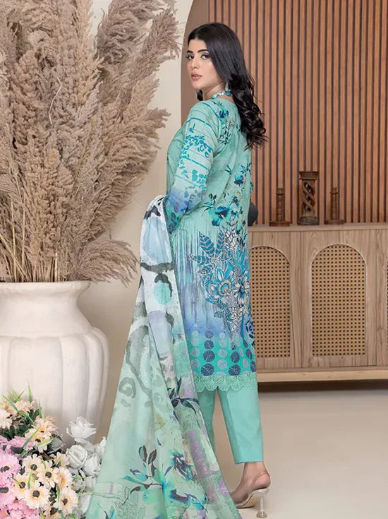 Nihaal Embroidered Lawn Collection 2025 by Riaz Arts (D-02)