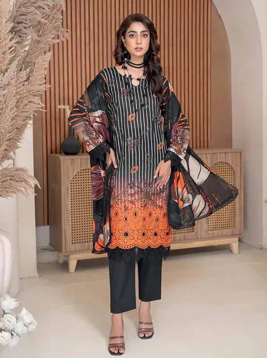 Nihaal Embroidered Lawn Collection 2025 by Riaz Arts (D-03)
