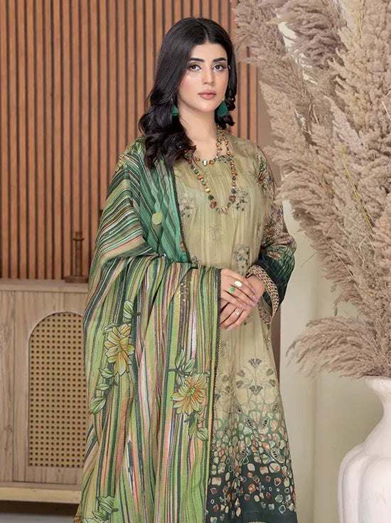 Nihaal Embroidered Lawn Collection 2025 by Riaz Arts (D-09)