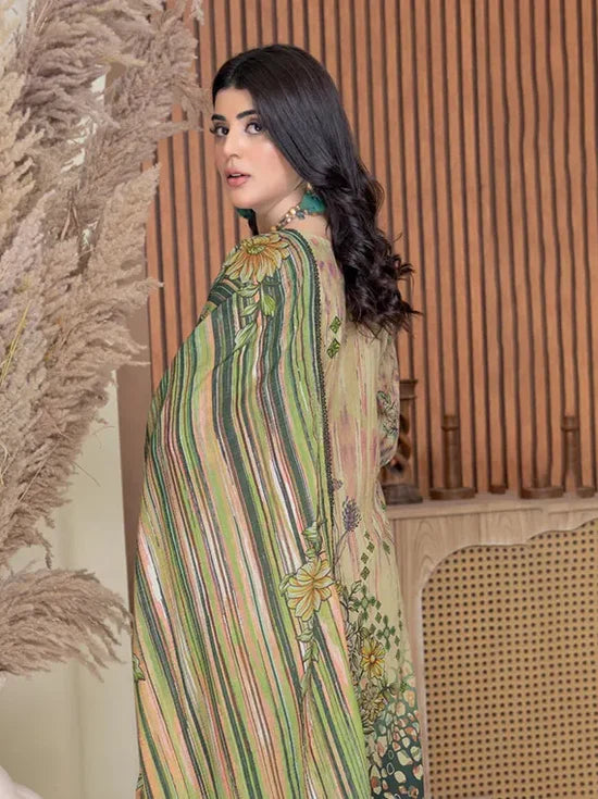 Nihaal Embroidered Lawn Collection 2025 by Riaz Arts (D-09)