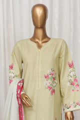 Bin Saeed Stitched 3 Piece Exclusive Printed Lawn Vol-02 Collection-AS-1007-Pista