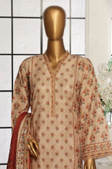 Bin Saeed Stitched 3 Piece Exclusive Printed Lawn Vol-03 Collection-AS-1502-Skin
