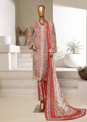 Bin Saeed Stitched 3 Piece Open Front Cutwork Kari Collection'2025-SM-2121-skin