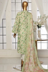 Bin Saeed Stitched 3 Piece Exclusive Printed Lawn Vol-03 Collection-AS-1504-Pista
