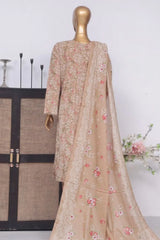 Bin Saeed Stitched 3 Piece Exclusive Printed Lawn Vol-03 Collection-AS-1527-Skin