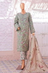 Bin Saeed Stitched 3 Piece Exclusive Printed Lawn Vol-05 Collection'2025-SM-1914-Pista
