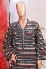 Bin Saeed Stitched 3 Piece Exclusive Printed Lawn Vol-06 Collection'2025-SM-1986-Blue