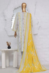 Bin Saeed Stitched 3 Piece Exclusive Printed Lawn Vol-02 Collection-AS-1010-Multi