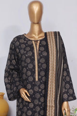 Bin Saeed Stitched 3 Piece Exclusive Printed Lawn Vol-02 Collection-AS-1029-Black