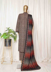 Bin Saeed Stitched 3 Piece Printed Vol-01 Collection'2025-WK-2586-black