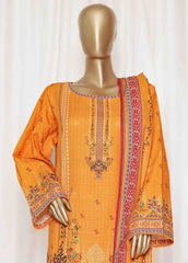 Bin Saeed Stitched 3 Piece Printed Vol-01 Collection'2025-WK-2582-yellow