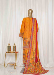 Bin Saeed Stitched 3 Piece Printed Vol-01 Collection'2025-WK-2582-yellow